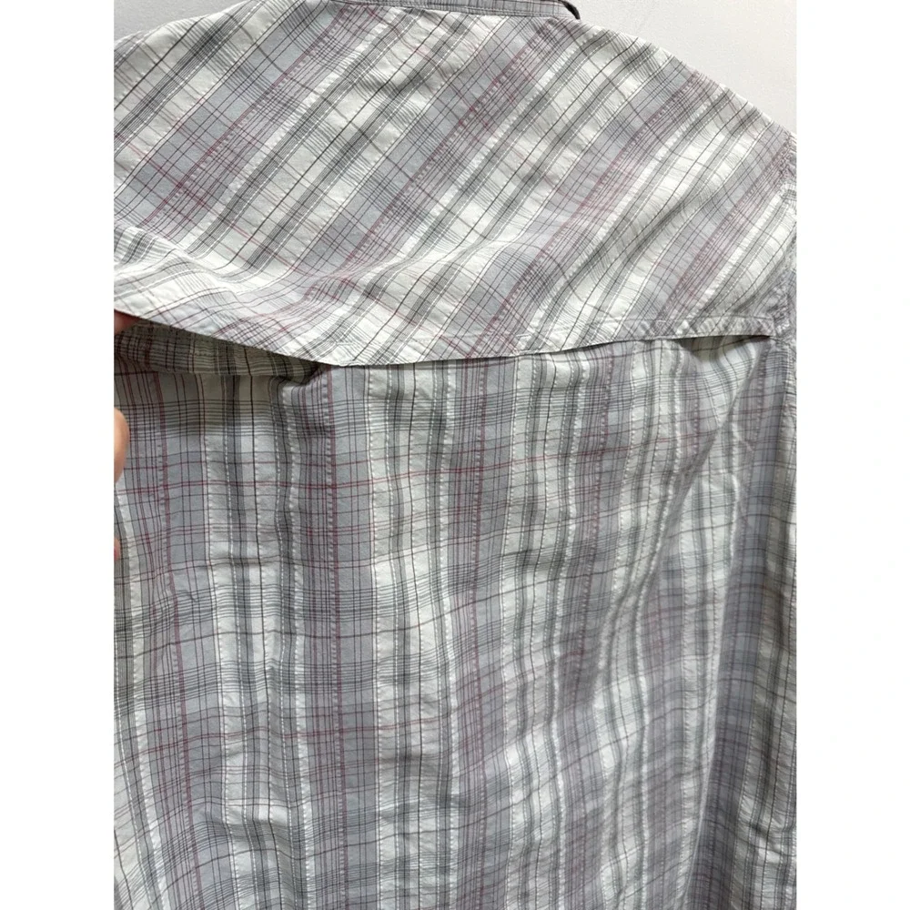 Toad&Co (Gray) Plaid Long Sleeve Button Down Shirt Mens XL